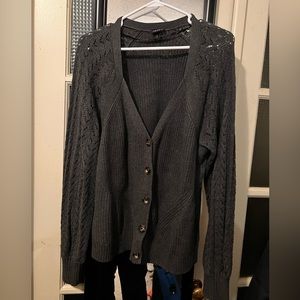 Torrid Women’s Charcoal Cardigan Size 2
